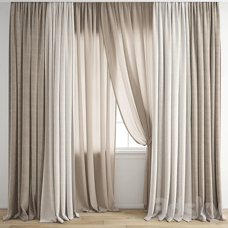 Curtain 689 3DS Max Model