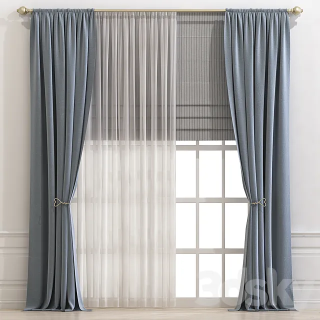 Curtain 691 3DS Max Model