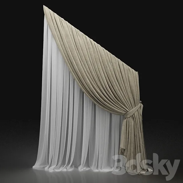 Curtain 694 3DS Max Model