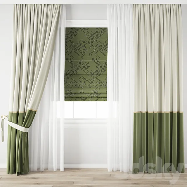 Curtain 695 3DS Max Model