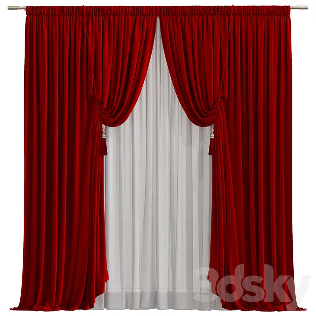 Curtain #699 3ds Max