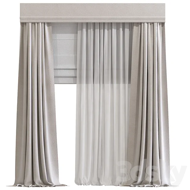 Curtain 717 3DS Max Model