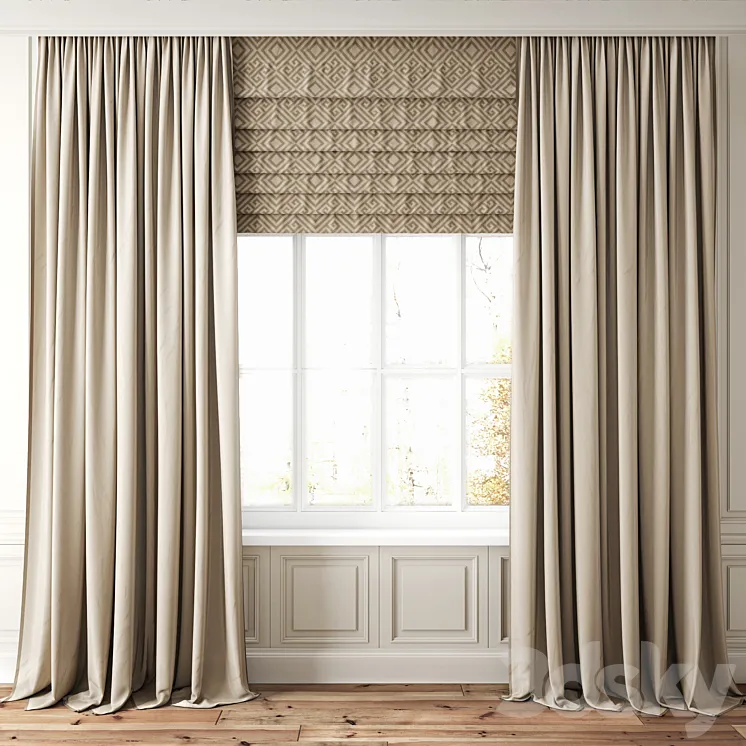 Curtain 75 3DS Max
