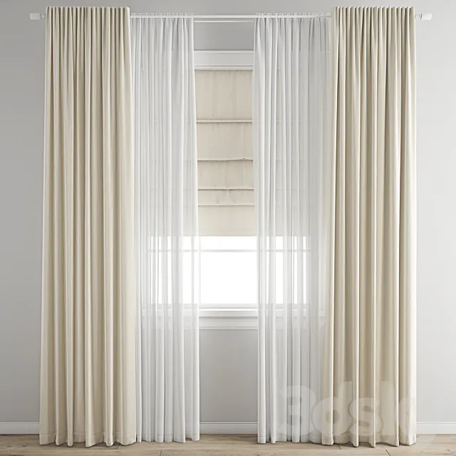 Curtain 755 3ds Max
