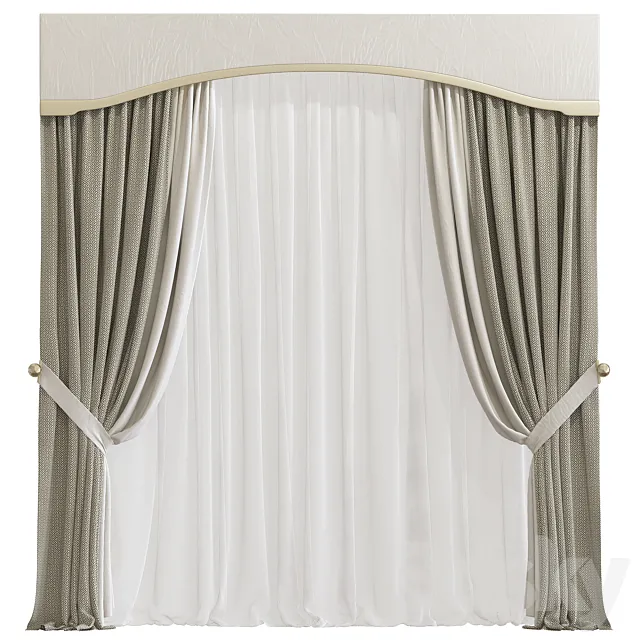 Curtain 775 3DS Max Model