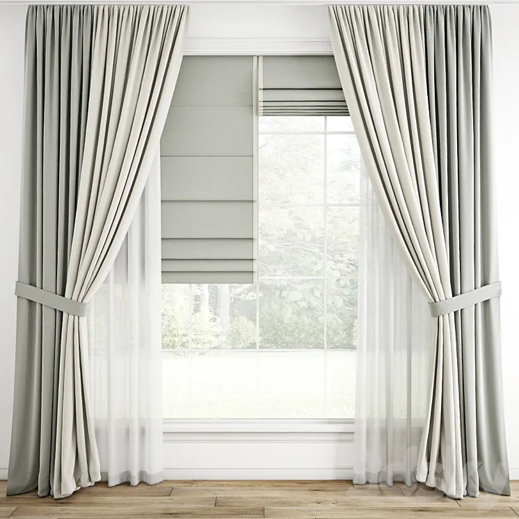 Curtain 786 3DS Max Model