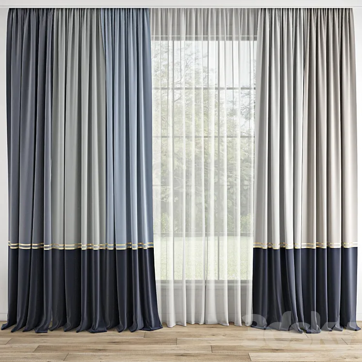 Curtain 791 3DS Max Model