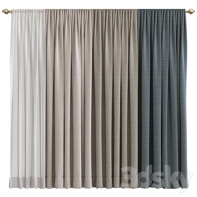 Curtain 794 3DS Max Model