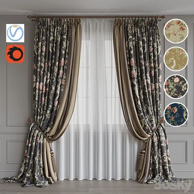 Curtain 8.0 3dsMax Model