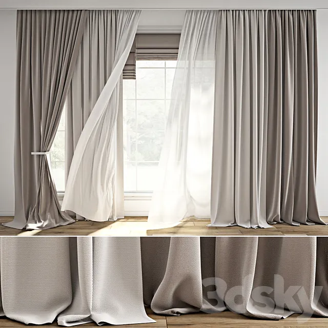 Curtain 817 3DS Max Model