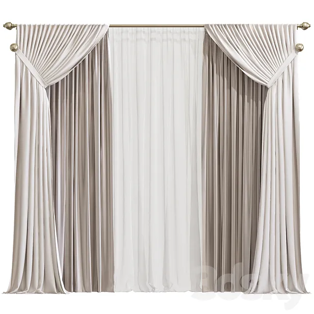 Curtain 830 3dsMax Model