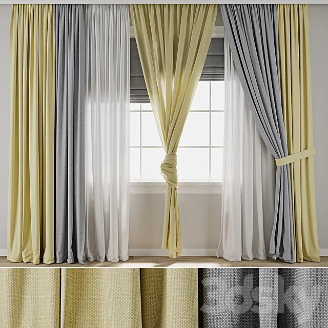 Curtain 848 3DS Max Model