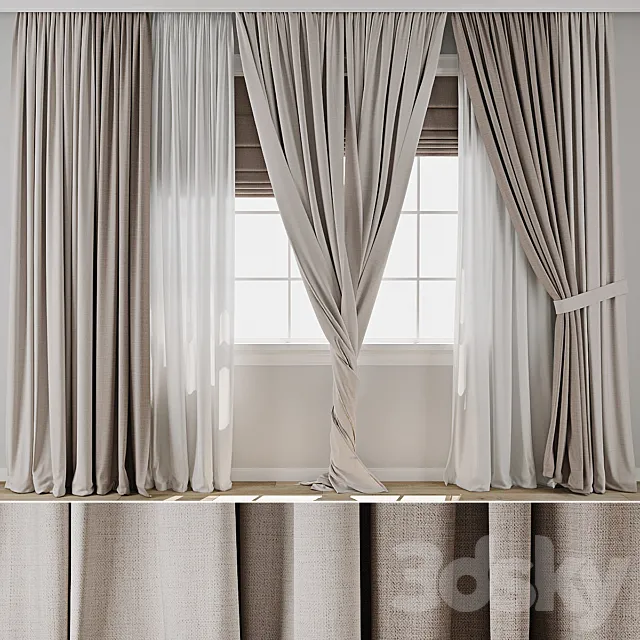 Curtain 853 3DS Max Model