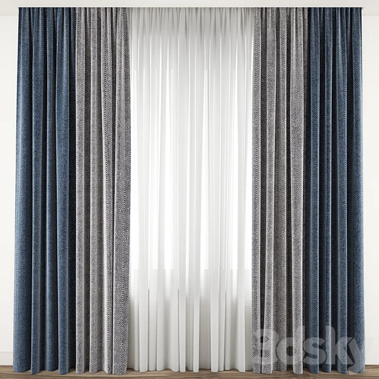 Curtain 87 3DS Max