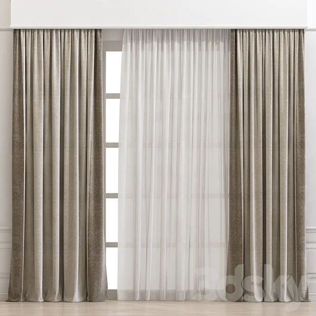 Curtain 895 3DS Max Model