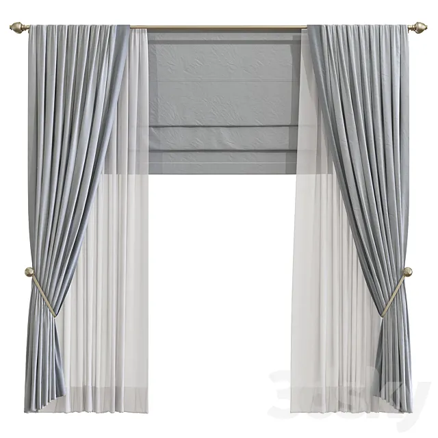 Curtain 905 3DS Max Model