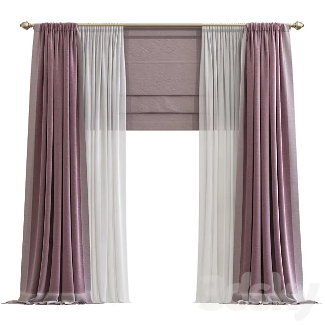 Curtain 912 3DS Max Model