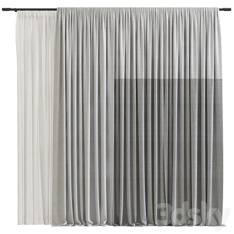 Curtain 952 3DS Max Model