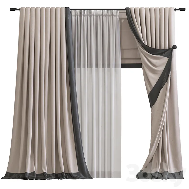 Curtain 983 3DS Max Model