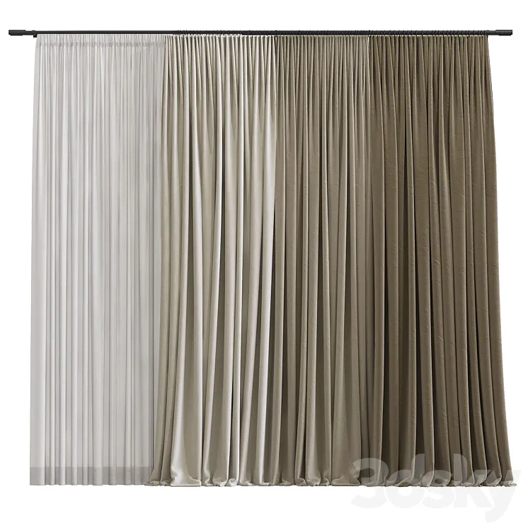 Curtain 985 3DS Max Model