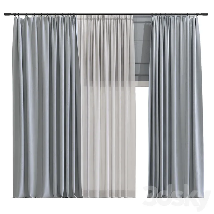 Curtain 987 3DS Max Model