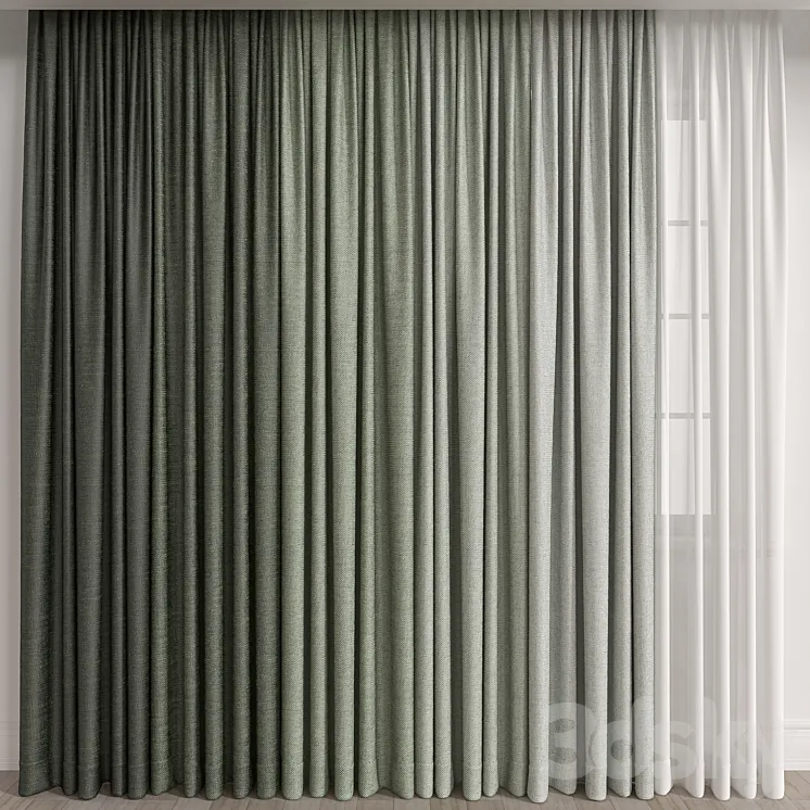 Curtain A022 3DS Max