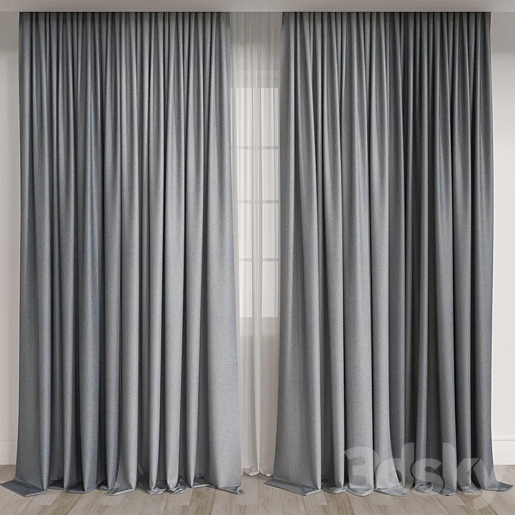 Curtain A049 3DS Max Model