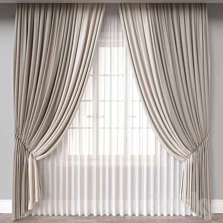 Curtain A084 3DS Max Model