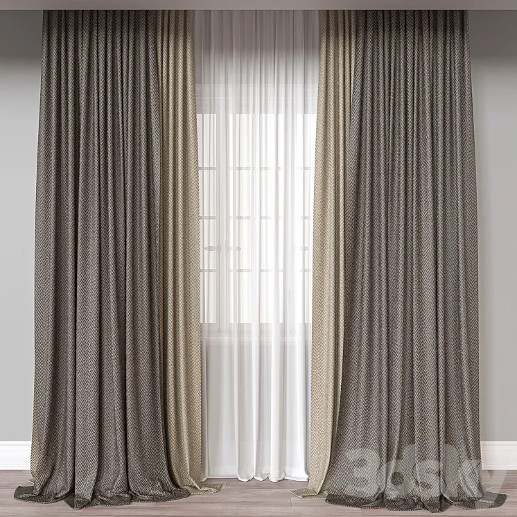 Curtain A088 3DS Max Model