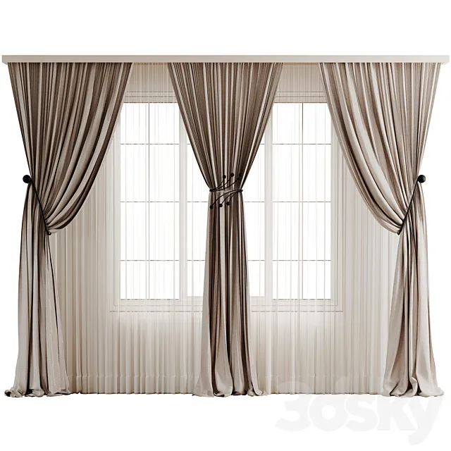 Curtain A1 3dsMax Model