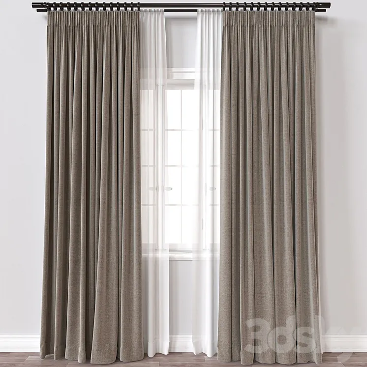 Curtain A145 3DS Max Model