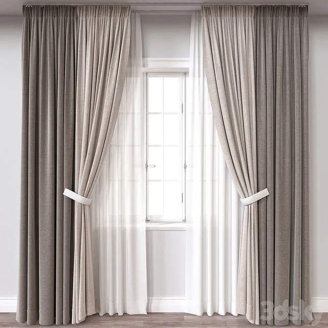 Curtain A166 3dsMax Model