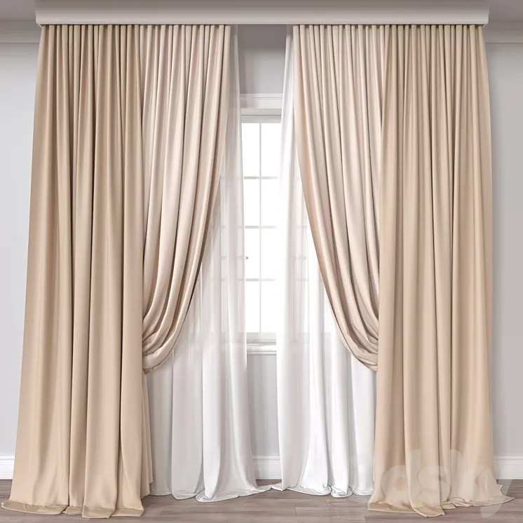 Curtain A200 3DS Max Model