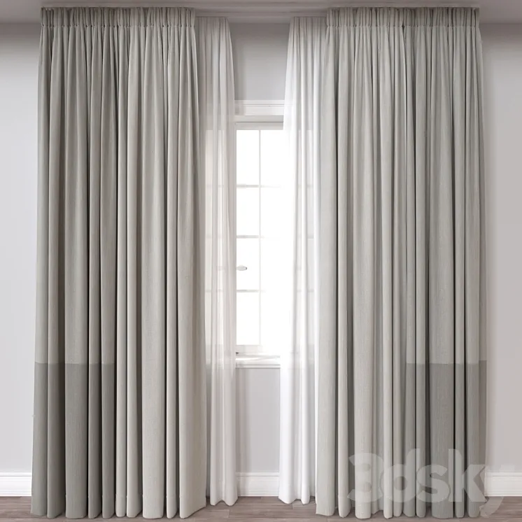 Curtain A283 3DS Max