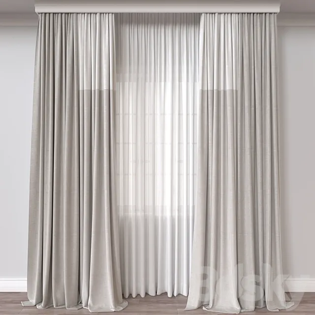 Curtain A295 3DS Max Model