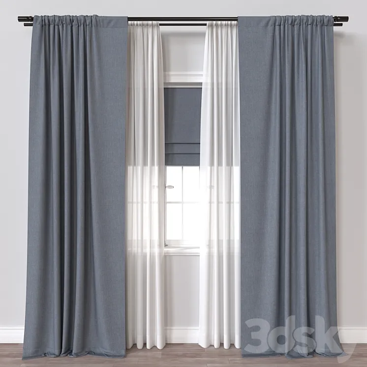 Curtain A299 3DS Max Model