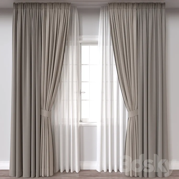 Curtain A329 3DS Max Model