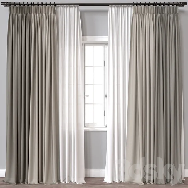 Curtain A528 3DS Max Model