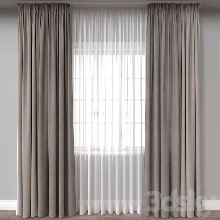 Curtain A547 3DS Max Model