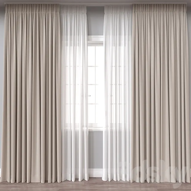 Curtain A613 3ds Max