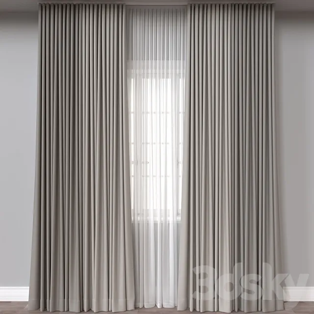 Curtain A660 3ds Max