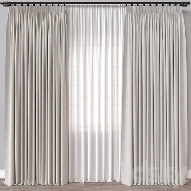 Curtain A670 3ds Max