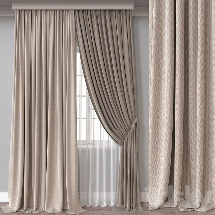 Curtain A696 3DS Max Model