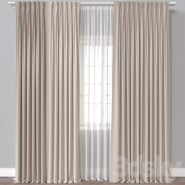 Curtain A731 3ds Max