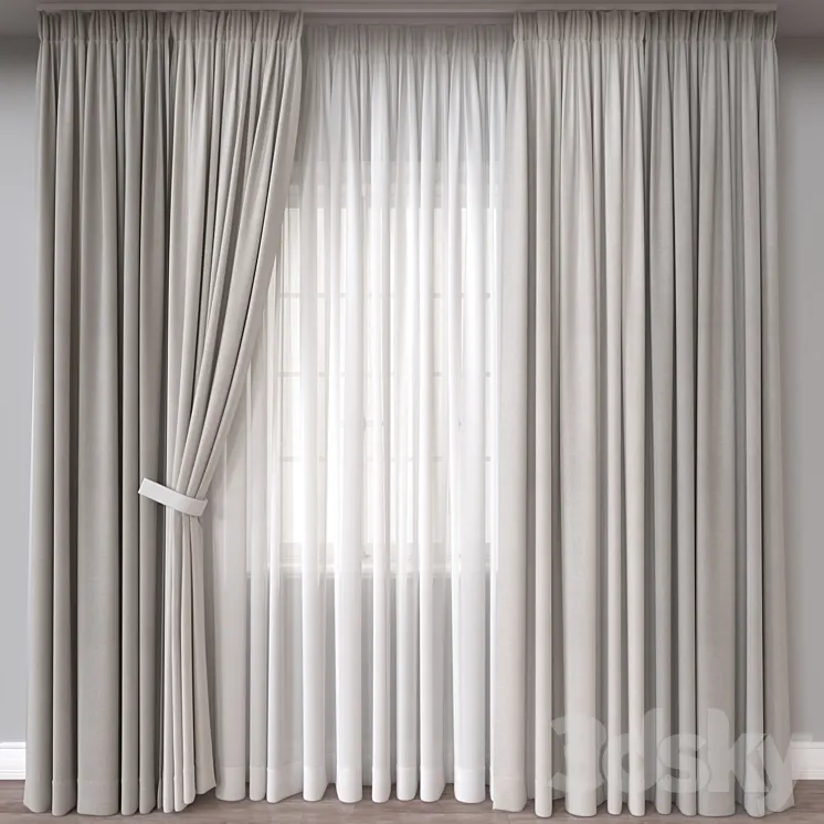Curtain A733 3DS Max Model