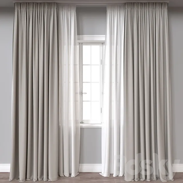 Curtain A735 3ds Max