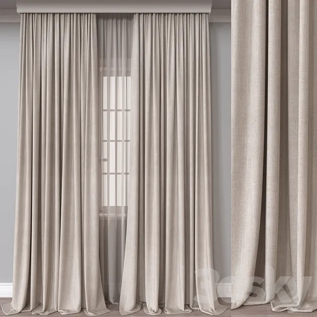 Curtain A801 3ds Max
