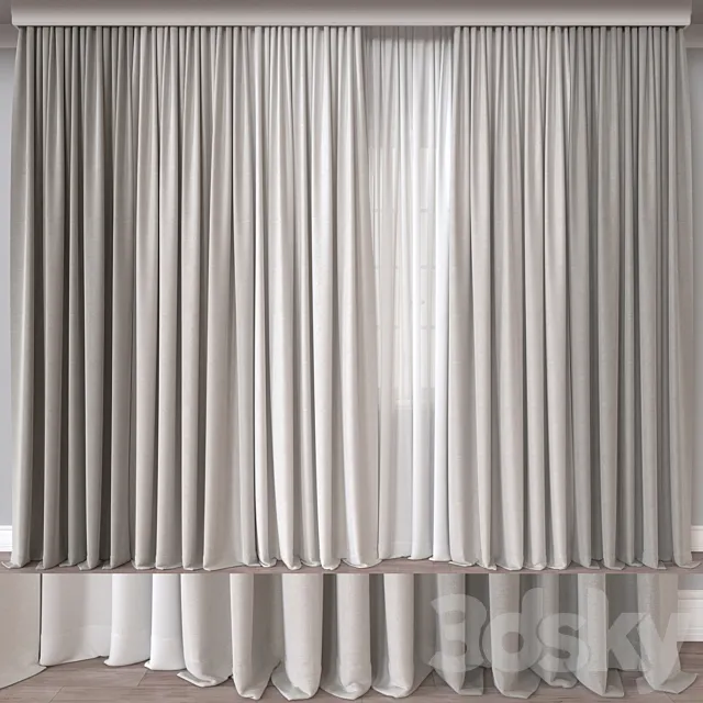 Curtain A848 3ds Max