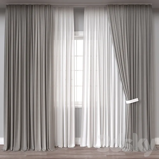 Curtain A868 3ds Max