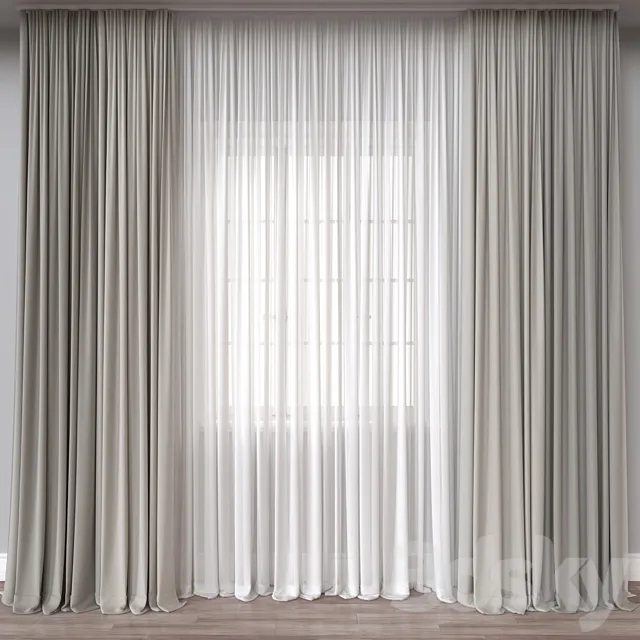 Curtain A869 3DS Max Model